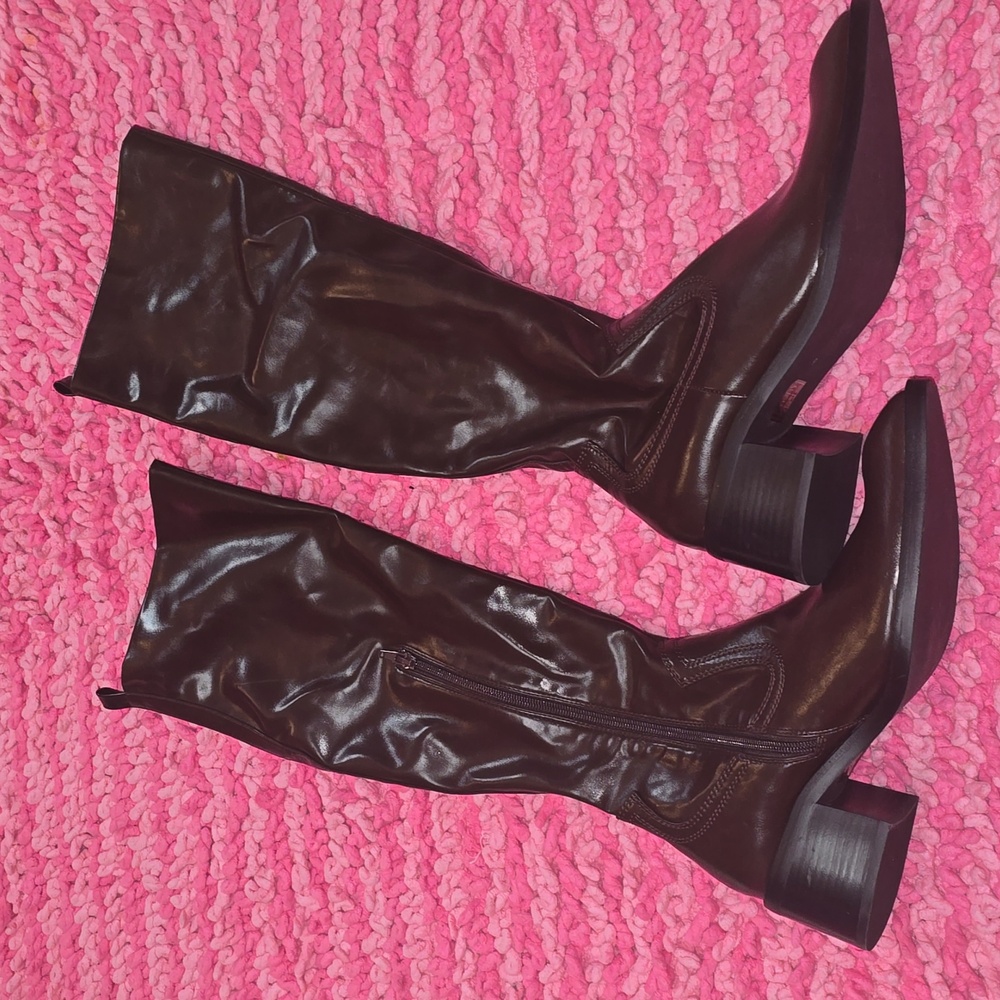 Jeffrey Campbell Alix Tall Chocolate Boots - Picture 5 of 11